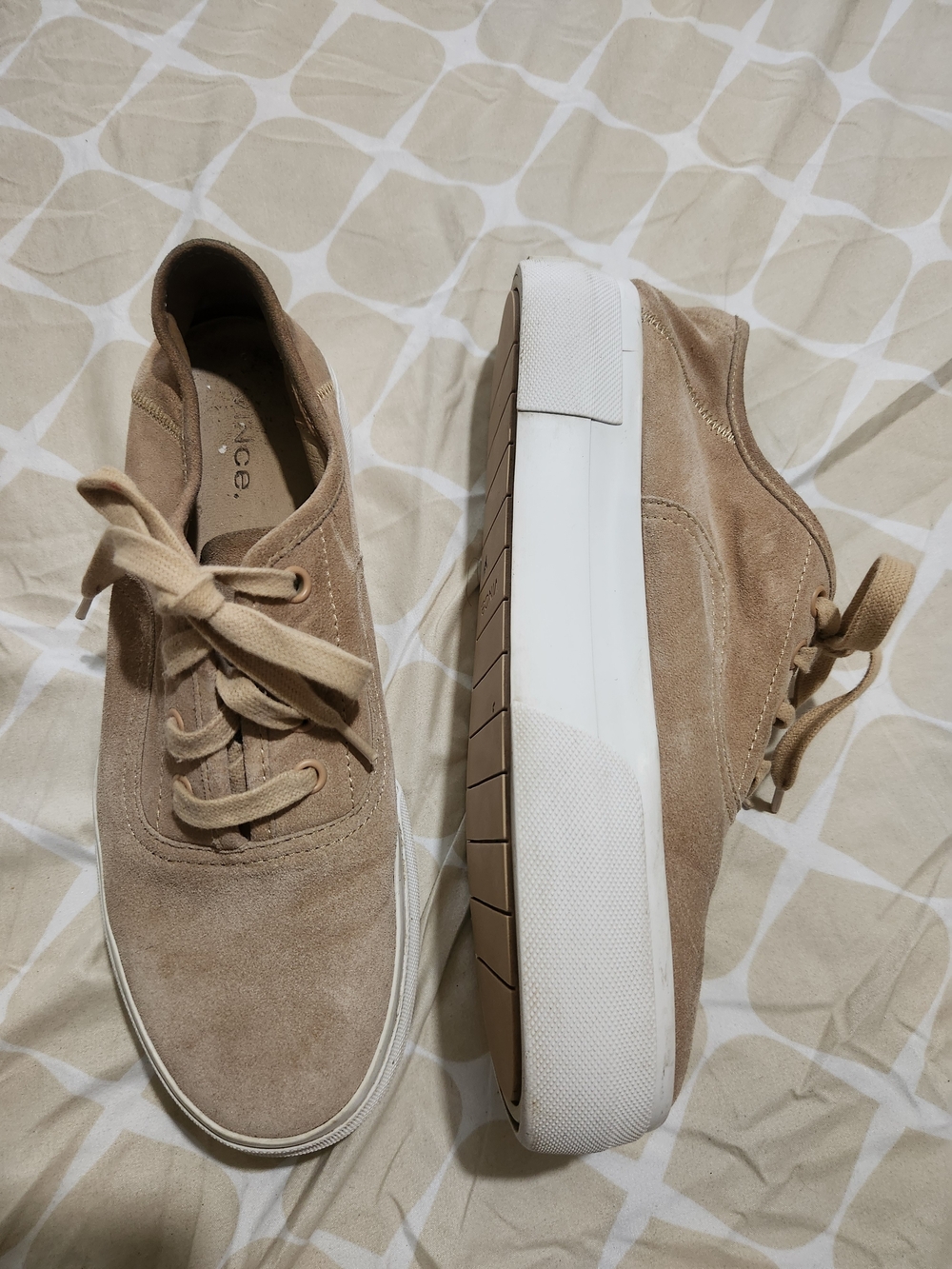 Vince Suede Tan Platform Sneaker - Men